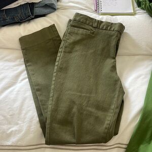 Banana republic Sloan pants straight leg green